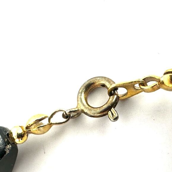 Black beaded necklace - Picture 5 of 6